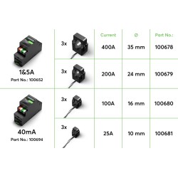 5A Stromwandler 200A 24mm (3 Stk.)